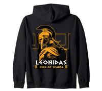 Léonidas Roi de Sparte Guerrier Grec Ancien Épique Sweat à Capuche