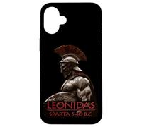 Leonidas Sparta 540 A.C | Spartiate avec Casque Coque pour iPhone 16 Plus