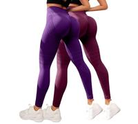 Leonie and co Avis 2PC Leonie & Co Leggings 3D Anti Cellulite Femme Compression Minceur Taille Haute sans Couture Pantalon de Sport Yoga Fitness Sculptant Push-up Legging Anti Cellulite