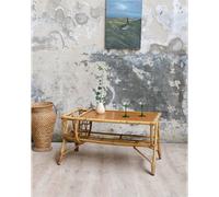 Léonie, la table basse en rotin n°1586
