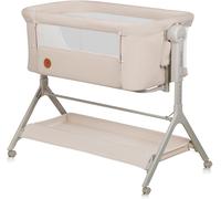 Leonie Plus Lit Bébé 3 En 1 Jusqu¿À 9kg, Lit Bébé Cododo Et Berceau, Hauteur Réglable, Parois Aérées, Côté Amovible, Roulettes Freinées, Grand Panier