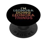 Leonora Name Leonora Personalized Name First Given PopSockets PopGrip Adhésif