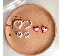 Léon's Day-Mini Moule En Argile De Poterie Douce,Lettres D'amour,Coupe-Boucle D'oreille,Pendentif Bricolage,Bijoux,Outils Exécutifs,Cadeaux De Fête,Décoration #I