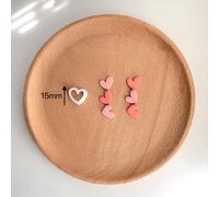 Léon's Day-Mini Moule En Argile De Poterie Douce,Lettres D'amour,Coupe-Boucle D'oreille,Pendentif Bricolage,Bijoux,Outils Exécutifs,Cadeaux De Fête,Décoration #J