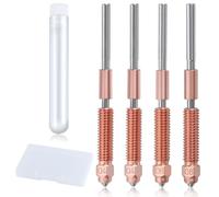 LEONTOOL 0.4 + 0.6 + 0.8mm K1C Buse kit de 4 buses d’imprimante 3D à remplacement rapide, impression à grande vitesse pour K1C, Ender 3 V3, K1 MAX 3D Pritnter