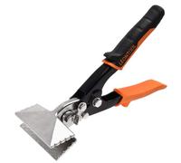 LEONTOOL 3 pouces Sheet Metal Hand Seamer Outils de coffrage de tôle à mâchoires droites avec poignée TPR ergonomique, pince à cintrer les métaux robustes pour plier, sertir et aplatir les métaux