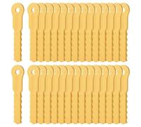LEONTOOL 30 Pcs Lames en nylon de rechange Weed Eater Bladed 70289A Lames de rechange compatibles avec la tête de coupe-bordures à 3 lames Weed Warrior Push-N-Load et la tête Pivotrim Hybrid 2-N-1