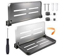 LEONTOOL Étagères murales Pliantes en Aluminium pour Camping-Cars, étagères murales escamotables, pièces et quincaillerie pour Camping-Cars, rangements flottants Polyvalents et Peu encombrants