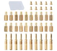 LEONTOOL Kit de 40 pièces de jet principal et jet pilote lent pour carburateur, comprenant 30 pièces de jet principal et 10 pièces de jet pilote lent pour PWK CVK OKO PE Crab, remplace #SCL-2018090002