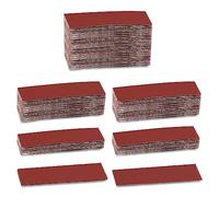 LEONTOOL Lot de 100 micro ponceuses de finition en oxyde d'aluminium Grain 400 8,9 x 3,1 cm pour petits projets en bois, métal, petits projets d'espaces restreints, travaux de polissage