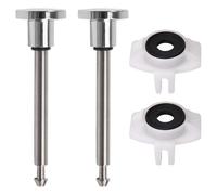 LEONTOOL Lot de 2 kits de réparation de bec de baignoire, y compris 2 tiges de valve d'inverseur 2 joints et portails, kit de réparation de robinet de baignoire anti-fuite