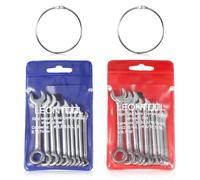 LEONTOOL Lot de 20 clés à molette métriques SAE - Mini clé à molette - Pour utilisation dans l'industrie automobile