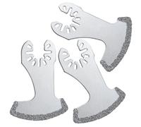 LEONTOOL Lot de 3 lames d'outils oscillantes diamantées, lames oscillantes diamantées, lame diamant pour enlever les joints, nettoyer le mortier