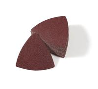 LEONTOOL Lot de 30 patins de ponçage triangulaires oscillants pour outils multifonctions - Grain 60 - Sans trou - Pour le polissage du bois et du métal
