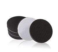 LEONTOOL Lot de 5 tampons en mousse souple avec crochet et boucle de 7,6 cm - Sans trou - 75 mm - Pour ponçage