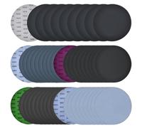 LEONTOOL Lot de 50 disques de ponçage humide sec 6 pouces (1000-5000) avec fixation à picots et boucles, papier de verre étanche en carbure de silicium pour polir et poncer voitures, bois et métaux