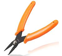 LEONTOOL Mini pince à anneaux fendus de 15,2 cm avec poignées en PVC pour la fabrication de bijoux - Ouvre-bague de précision