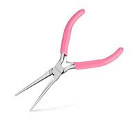 LEONTOOL Petite pince à bec aiguille de 15,2 cm pour la fabrication de bijoux - Pince à bec extra long - Pince à bijoux pour plier les fils et les petits objets - Outils de fabrication de bijoux
