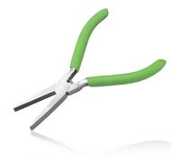 LEONTOOL Pince à bec plat pour la fabrication de bijoux - Mâchoire lisse de 12,7 cm - Pince à bec plat - Petite pince à bijoux pour plier les fils et façonner la déformation