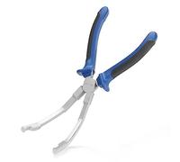 LEONTOOL Pince à bougie de préchauffage de 22,9 cm, pince coudée pour connecteur de bougie de préchauffage avec poignée en TPR, pince de retrait de connecteur de bougie de préchauffage pour réparation de moteurs diesel