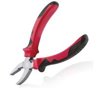 LEONTOOL Pince à briser de 15,2 cm, pince à cannelures en verre, pince à mosaïque en verre, outil de cassure en verre, fournitures pour vitraux, outil de découpe de verre pour le travail du vitrail et