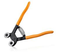LEONTOOL Pince à carreaux de verre de 19,8 cm, pince à mosaïque robuste en carbure de tungstène et pince à carreaux en céramique HD, pince à façonner avec poignée souple, outil manuel pour mosaïque en