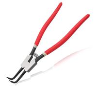 Leontool Pince à circlip externe de 33 cm à usage intensif avec mâchoire courbée de 0,30 cm de diamètre pour l'installation et le retrait de l'anneau de retenue