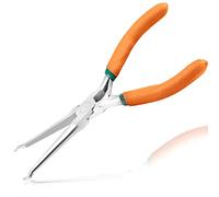 LEONTOOL Pince à poignée de tuyau de 15,2 cm - Petite pince de retrait de bougie d'allumage - Pince à anneau long de 1,3 cm de diamètre - Pince à anneau de nez