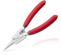 LEONTOOL Pince circlip externe avec mâchoire droite de 12,7 cm - Pince à anneau de verrouillage - Pince à bague de retenue pour retirer les anneaux et les tuyaux - Pince à outils de précision