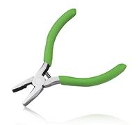 LEONTOOL Pince de monteur de ligne de 10,2 cm avec mâchoires dentelées pour la fabrication de bijoux, mini pince combinée de précision avec coupe-fil, pince coupante de micro fil, pince à bijoux