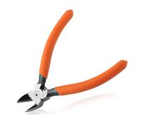 LEONTOOL Pince diagonale pour plastique à coupe affleurante, 45 coupe-fils coudés pour travaux manuels, coupe-fil, pince coupante pour la fabrication de bijoux, électronique, modèle, floral