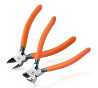 LEONTOOL Pince diagonale pour plastiques coupés à fleur de peau, coupe-fil coudé à 45° et 90° pour l’artisanat, coupe-fil latéral de précision pour la bijouterie, électronique, modèle, floral