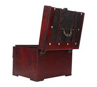 Leopacat BoîTe à Bijoux En Bois, Vintage Bois De Rangement Boite A Femme Organisateur Coffret Avec Tiroirs Pour Bague Collier La Main Tiroir Bracelets Montres Bagues D'Oreilles Accessoires