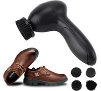 Leopacat Cireuse à Chaussure Brosse à Chaussurs Electrique avec 4 Brosse
