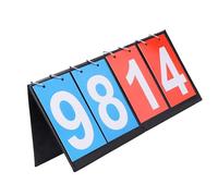 Leopacat Compteur De Score, Compteur Manuel, 4 Chiffres Tableau De Bord Sportif, Portable D'Affichage De CompéTition Bord NuméRique Sportive Ableau à Bascule LéGer Table Carton Pour Le Jeu CompéTition