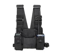 Leopacat Holster Radio, Sac de Poitrine, Sacs de Harnais de Poche de Poitrine pour Talkie Walkie Radio sur L'épaule Gilet Tactique étui de Plate Forme Sangle de Gilet Sac de Ceinture pour Radios Way