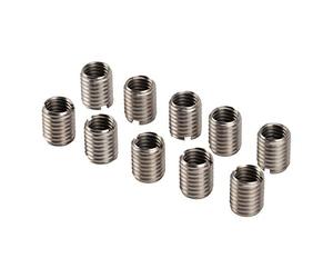 Leopacat Insert Fileté Metal, RéDucteur éCrou, Adaptateurs Manchon RéDuction, Autotaraudant Filetage M10 X 1.5Mm MâLe Longueur Inserts FiletéS Pour éQuipement MéCanique De Turbine à Vapeur Automobile