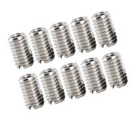 Leopacat Kit De RéParation Avec 10 éCrous RéDucteurs Filetage, Adaptateurs Manchon RéDucteur éCrou Ensemble D'Insertion Pour Raccord Tuyau En Acier Inoxydable RéDuction Haute Dureté Voitures Turbines