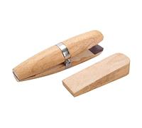 Leopacat Pince à Bijoux, Pince à Bague en Bois pour la Fabrication de Bijoux, Support de Bijoutier de Bague de Saint-Valentin, Outil à Main avec Serrure à Cale pour le Polissage et la