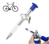 Leopacat Pistolet à Graisse pour VéLo, Pistolet Graisse De Roulement | Graisse CuivréE Avec Pompe MéCanique Durable Pour Entretien VéLo Montagne Et Automobile, Lubrification PréCise (6.9 x 0.2in)