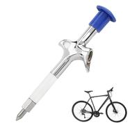 Leopacat Pistolet À Graisse pour VéLo, Pompe A Graisse, Graisse CuivréE Moyeu À 5 Voies, Outil De Graissage, Injecteur De Lubrifiant, Inoxydable Lubrification Accessoires De RéParation