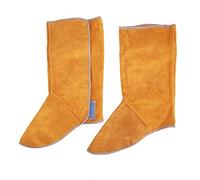 Leopacat Protecteur De Chaussures De Soudeur, Couvre Chaussures Ignifuges Guetre Cuir Soudage Résistantes, Couvre Chaussures De Protection Contre Le Soudage pour à L'électrode