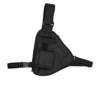 Leopacat Sac de Poitrine pour Talkie Walkie, Sacoche Talkie Walkie, Pochette pour Radio Bidirectionnelle avec Sangle Réglable, Sac de Gilet Portable pour Radios Paquet Etui Holster Sac De Transport