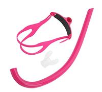 Leopacat Tuba De Natation pour Centre Natation, Adulte Tubas PlongéE avec Soupape Snorkelling Montage Central Confortable en Silicone Valve Purge à Sens Unique Réglable La Formation ApnéE
