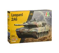 Leopard 2A6 Réservoir 1:3 5 Plastique Model Kit Italeri