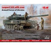 Leopard 2A6 Sił Zbrojnych Ukrainy z załogą - ICM 35013 skala 1/35