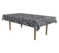 Nappe Effet Pierres Grises 137 X 274 Cm Argenté