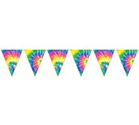 léopard 57740 1-pack Tie-dyed Pennant Banner, 25,4 cm par parties