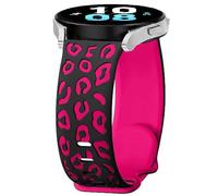 Leopard Bracelets de Remplacement pour Garmin Approach S50/S42/S40/S12/Bounce/D2 Air X10, 20mm Silicone Sport Bracelet pour Garmin Vivoactive 5/6,Forerunner 570 42mm/55/158/165