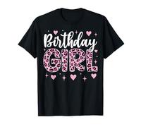 Leopard Cheetah Birthday Girl Animal Party T-Shirt